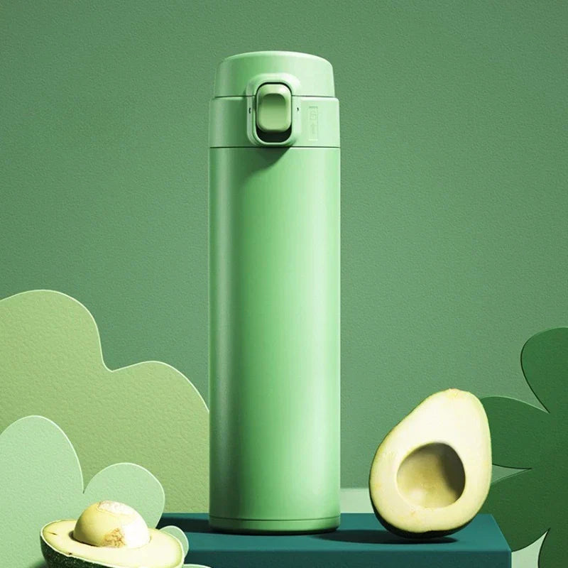 PREMIUM SLIM THERMAL BOTTLE – 500ML ☕🌸❄️