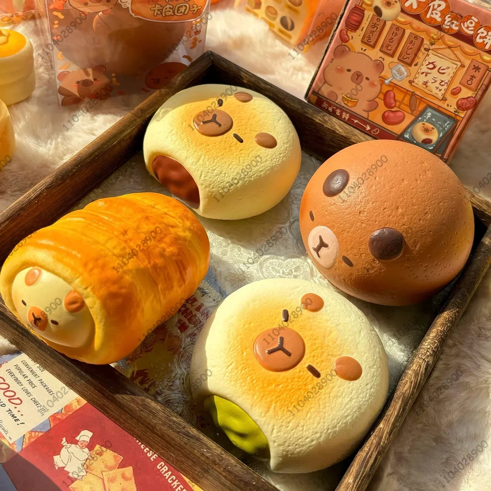 CUTE BREAD & BURGER STRESS TOY 🍞🍔✨