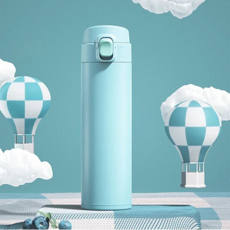 PREMIUM SLIM THERMAL BOTTLE – 500ML ☕🌸❄️