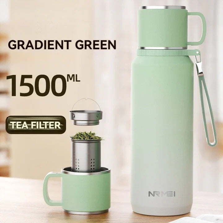 48-HOUR HEAT RETENTION THERMAL BOTTLE – 1500ML ☕❄️🔥