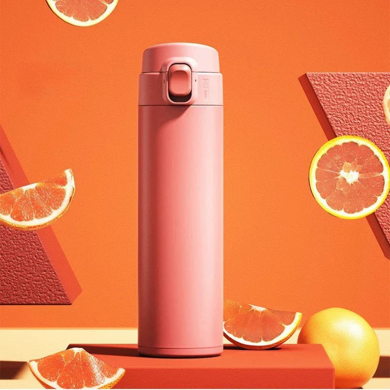 PREMIUM SLIM THERMAL BOTTLE – 500ML ☕🌸❄️