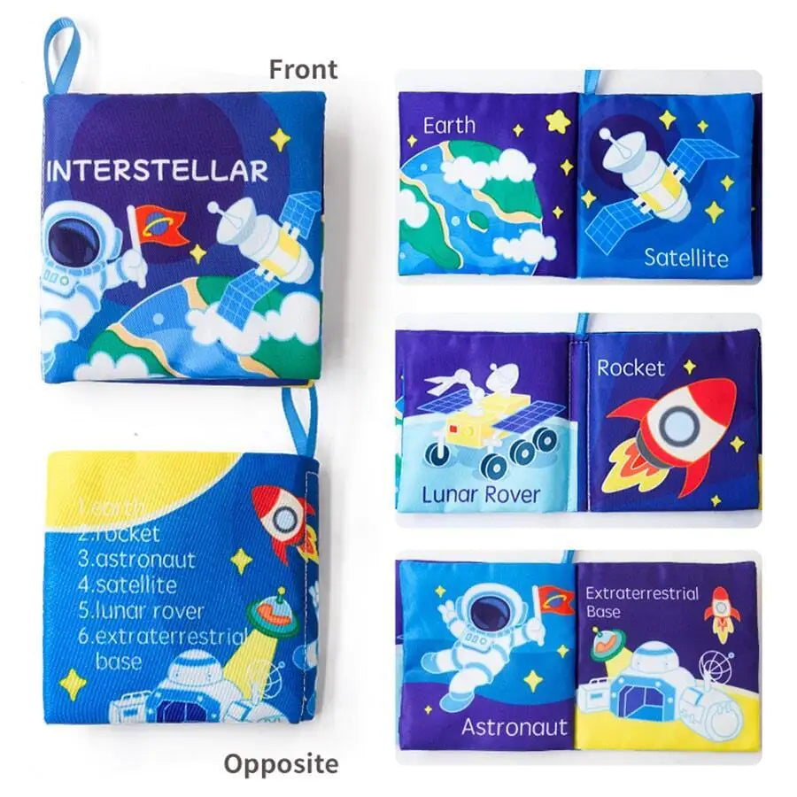 BABY SOFT EDUCATIONAL CLOTH BOOK SET 📚🌈✨
