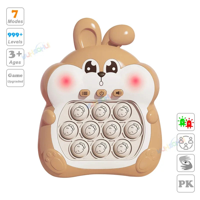 PINK MUSICAL CUTE HAMSTER POP TOY 🐹🎀🌈