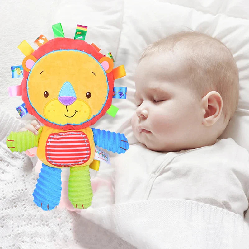SOFT EDUCATIONAL PLUSH LION & ANIMAL TOY FOR BABIES 🦁👶
