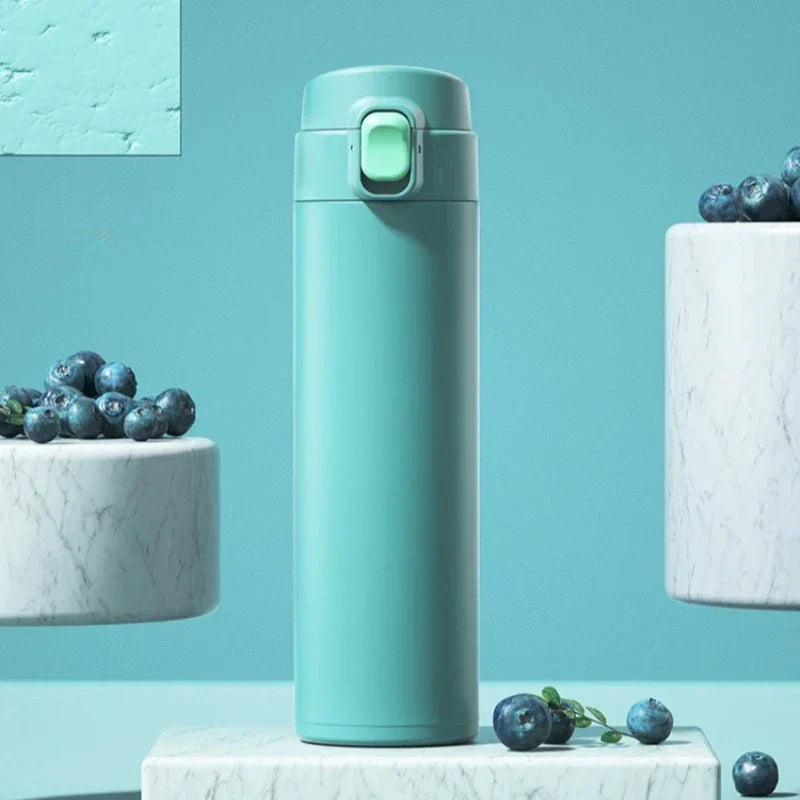 PREMIUM SLIM THERMAL BOTTLE – 500ML ☕🌸❄️
