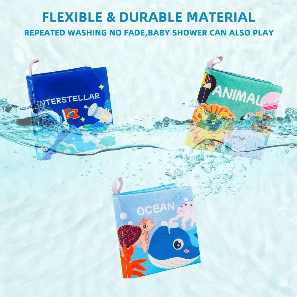 BABY SOFT EDUCATIONAL CLOTH BOOK SET 📚🌈✨