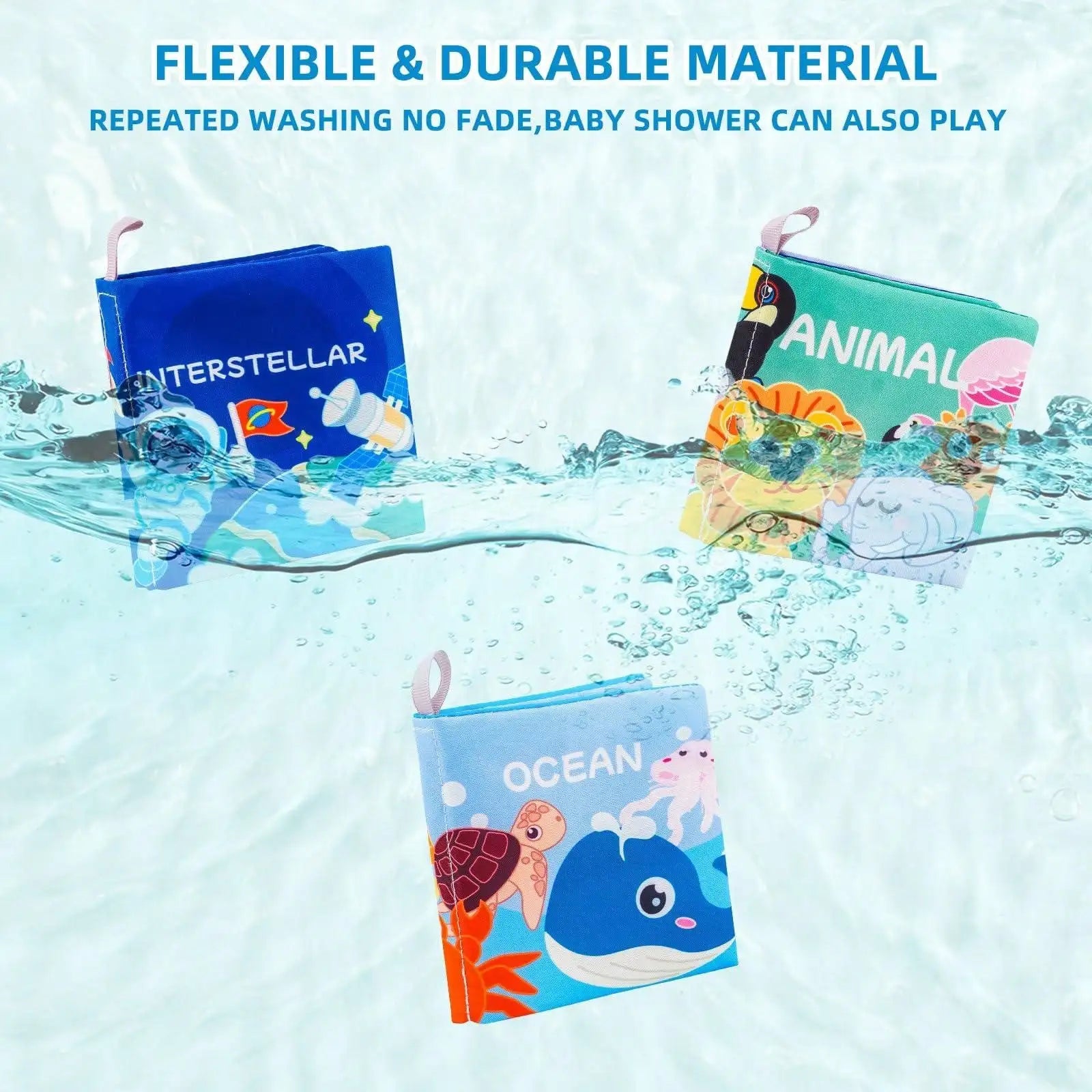 BABY SOFT EDUCATIONAL CLOTH BOOK SET 📚🌈✨