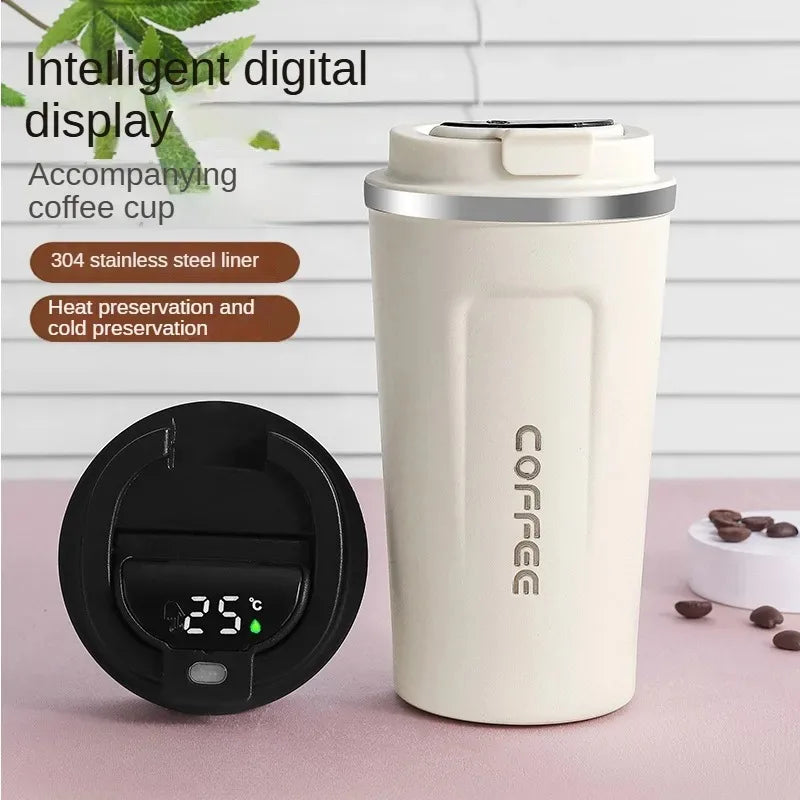 SMART TEMPERATURE DISPLAY THERMAL BOTTLE – 500ML ☕🌡️✨